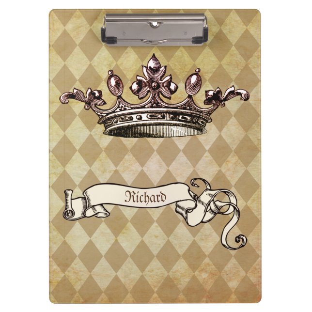 Personalized Royal Decree    Clipboard (Front)