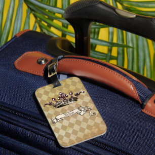 Personalized Royal Decree Luggage Tag