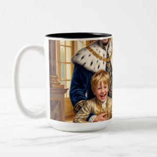 Personalized Royal Family Portrait Photo Mug