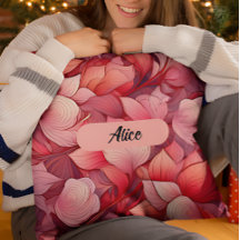 Personalized Royal, Modern Red flower