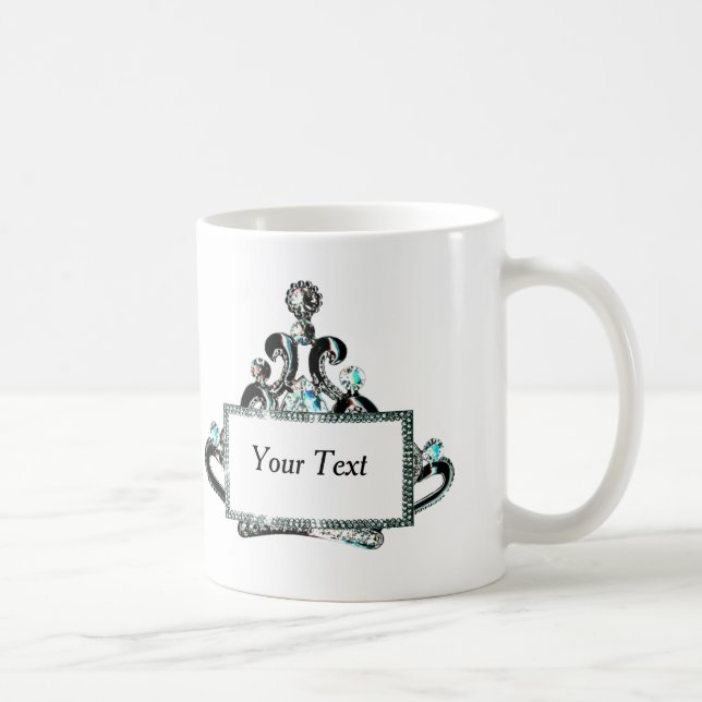 Personalized Royal Tiara Coffee Mug (Right)