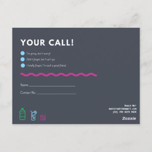 Personalized - RSVP Postcard