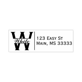 Personalized Rubber Stamp return address