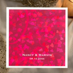 Personalized Ruby 40th Wedding Anniversary Party Napkin