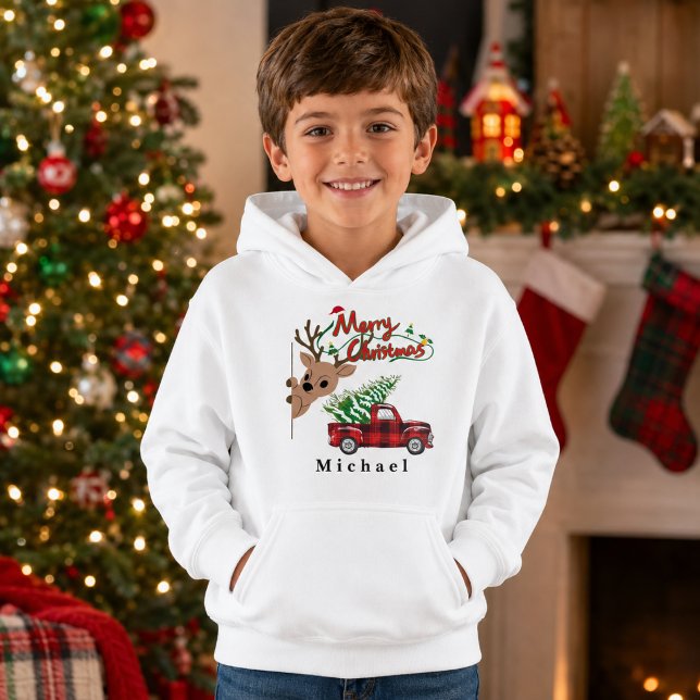 Personalized Rudolph Merry Christmas Boys’ (Creator Uploaded)