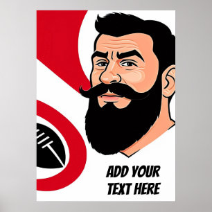 Personalized Rugby Art Poster