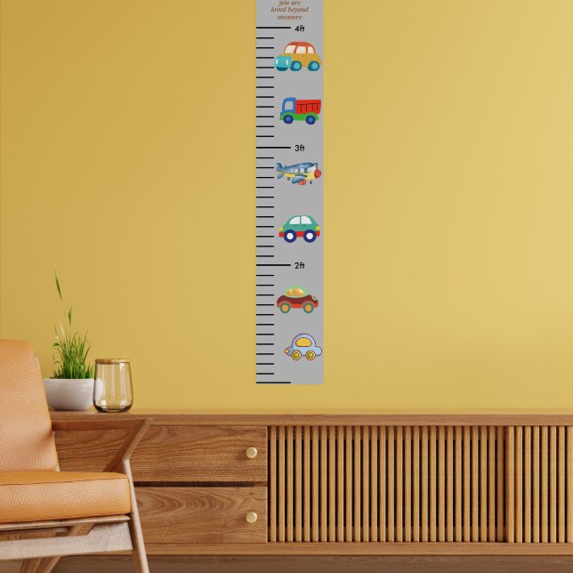 Personalized Ruler Growth Charts For boy (Living Room 2)