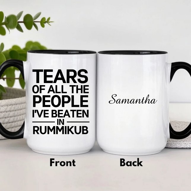 Personalized Rummikub Trophy Coffee Mug (Creator Uploaded)