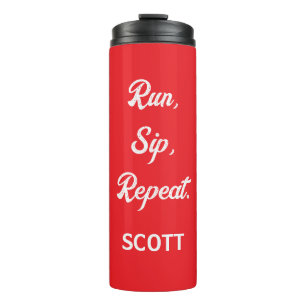 Personalized Runner Water Bottle Custom Name