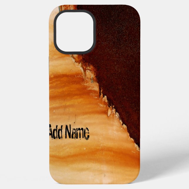 Personalized - Rust Art Cool Fun Unique iPhone Case (Back)
