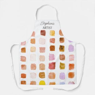 Personalized Rust Artist Apron