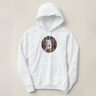 Personalized Rustic Christmas/winter plaid Hoodie