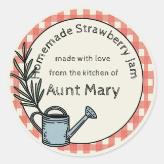 Personalized Rustic Countrycore Canning Labels