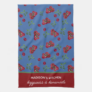  Personalized  Rustic Farmhouse Tomato  Kitchen Towel