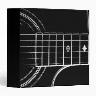 Personalized Rustic guitar Binder