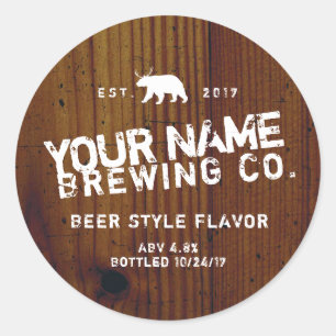 Personalized Rustic Labels - Add your own words