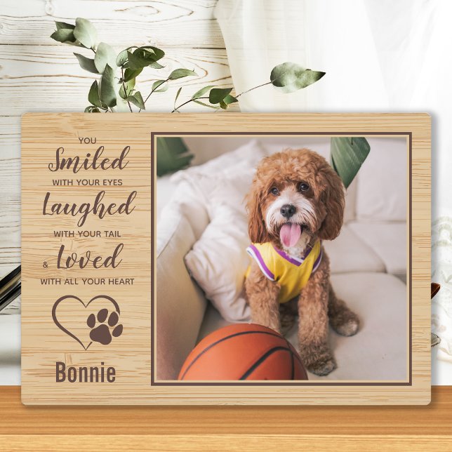 Personalized Rustic Pet Memorial Plaque (Creator Uploaded)
