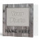 Personalized Rustic Photo Album Binder, Wood Look