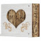 Personalized Rustic Photo Wedding Album Binder