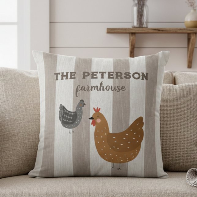 Personalized rustic pillow farmhouse  (Creator Uploaded)