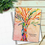 Personalized Rustic Tree  Planner<br><div class="desc">This unique Planner is decorated with a rainbow-coloured tree on a beige background. The original design was made in mosaic using tiny pieces of brightly coloured glass. Customize it with your name and year. Use the Design Tool option to change the text size, style, or colour. Because we create our...</div>