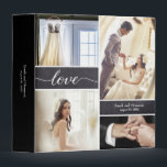 Personalized Rustic Wedding Photo collage Binder<br><div class="desc">Choose your favourite wedding photo on the front of this photo collage. Chalkboard background gives it a rustic feel. Personalize with your names and wedding date. You might consider creating a binder for honoured guests by customizing one of the photo blocks to include them in it. Delight parents, grandparents, bridal...</div>