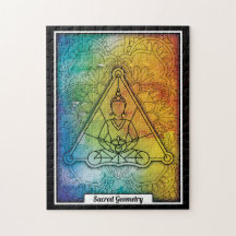 Personalized Sacred Geometry Buddha