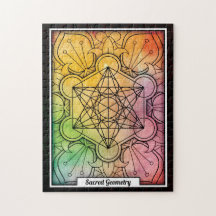 Personalized Sacred Geometry Metatron's Cube