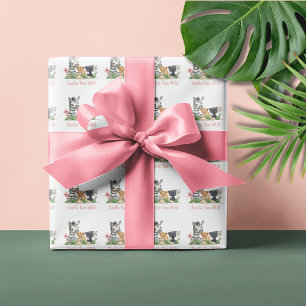 Personalized Safari Animal Wrapping Paper