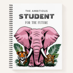 Personalized safari animals STIKERS  Notebook