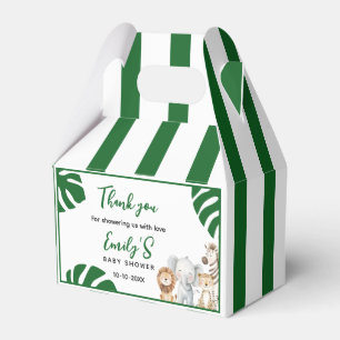 Personalized Safari Baby Shower Favour Box