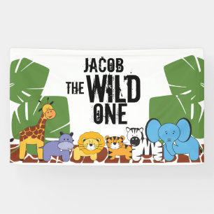 Personalized Safari Banner - the Wild one