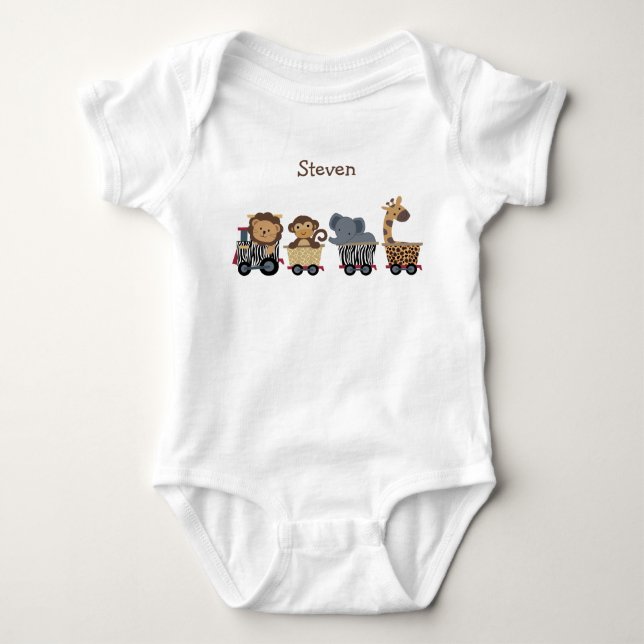Personalized Safari Train Shirt (Front)