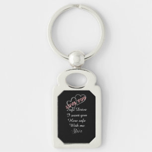 Personalized safe drive boyfriend Valentine's day  Keychain