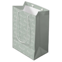 Personalized Sage Green Elegant Baby Girl