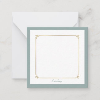 Personalized Sage Note Card