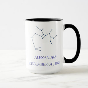 Personalized Sagittarius Constellation Mug - Custo