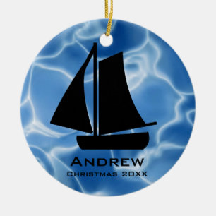 Personalized Sailing Ornament