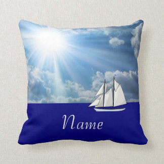 Personalized Sailing Pillow