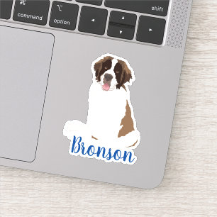 Personalized Saint Bernard Sticker