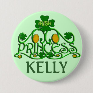 Personalized Saint Patrick's Day Irish Button