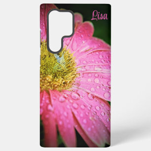 Personalized Samsung Case - Pink Gerbera Daisy