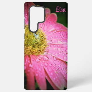 Personalized Samsung Case - Pink Gerbera Daisy