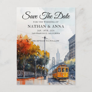 Personalized San Francisco Skyline Postcard