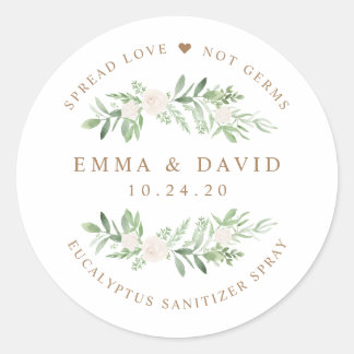 Personalized Sanitizer Sticker Labels
