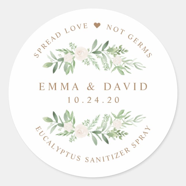 Personalized Sanitizer Sticker Labels (Front)