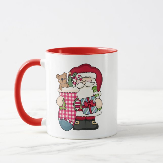Personalized Santa Claus Mug (Left)