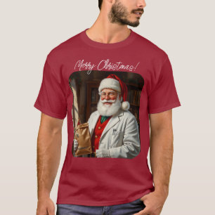 Personalized Santa Claus Pharmacy RX T-shirt