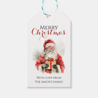 Personalized Santa Gift Tag – Custom Christmas Lab