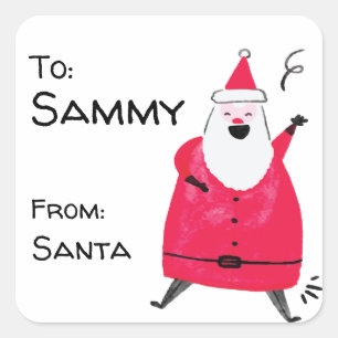 Personalized Santa Gift Tags